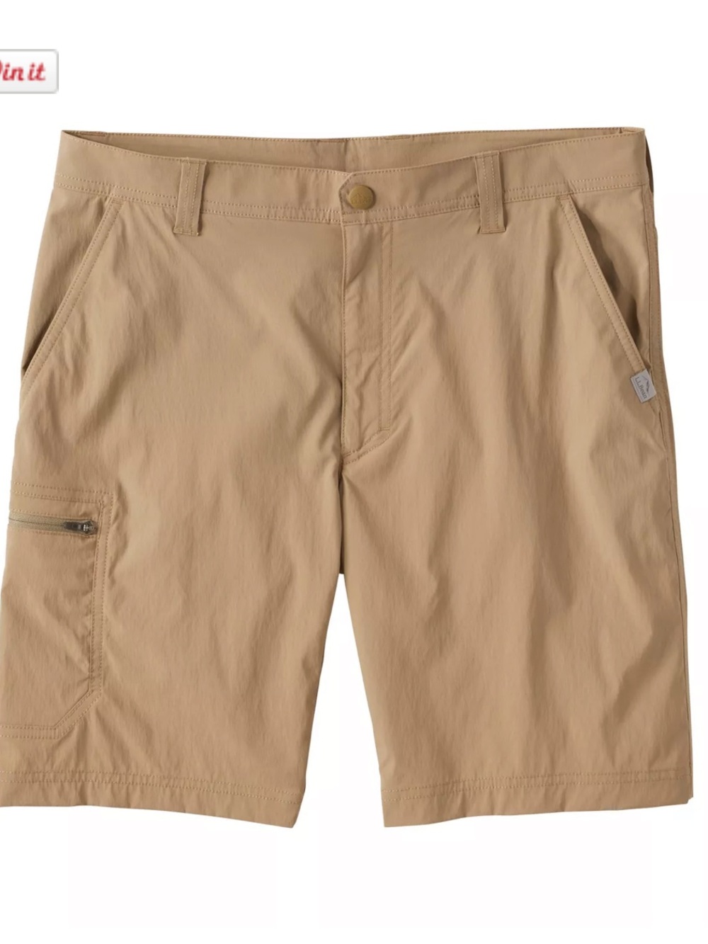L.L. Bean Men's Tan Access Trail Shorts - Picture 3 of 10